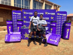 hollywoodfoundation-1. Excited players from Ikageng Rugby Development with their contribution from the Hollywood FoundationAuto DraftHollywoodbets iBranch MASTER