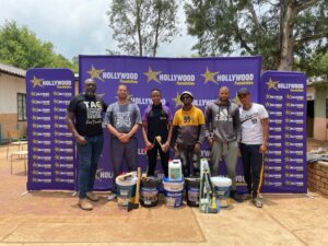 hollywoodfoundation Representative from Hollywood Foundation and the team from Thandi Albertina GoldenMeaningful Corporate Social Investment (CSI) support for Thandi Albertina GoldenHollywoodbets iBranch MASTER