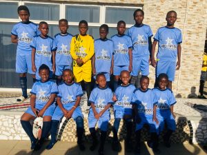 hollywoodfoundation-Caption Soccer team in Hollywood Foundation sponsored kitThe Hollywood Foundation empowers the youth of Msukaligwa Local Municipality through their Corporate Social Investment (CSI) InitiativeCorporate Social Investment Programme