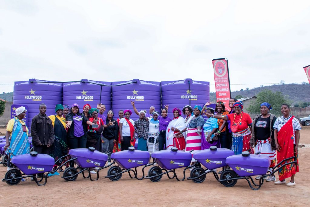 hollywoodfoundation-Community members in GiyaniHollywood Foundation brings its Purple Hearts to communities in Limpopo (CSI)Corporate Social Investment Programme