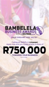 hollywoodfoundation-HWFO0292 Bambelela artwork for other regions IG STORYThe Hollywood Foundation Launches Bambelela Business Awards for Limpopo EntrepreneursEnterprise and Supplier Development