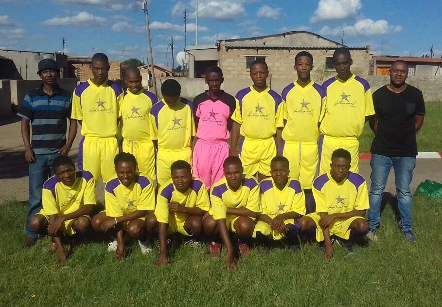 Wits FC in their new kit sponsored by Hollywoodbets Emalahleni
