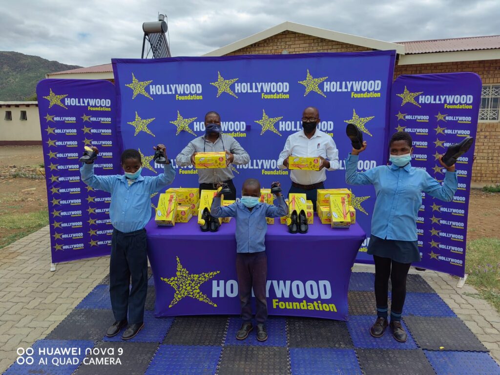 hollywoodfoundation-IMG-20220215-WA0059Dikgageng Primary School gets Back to School aid.2021/22 Handovers