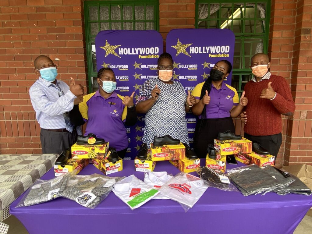 hollywoodfoundation-IMG-5214A little bit of Back to School hope for Bashokuhle Primary School.2021/22 Handovers