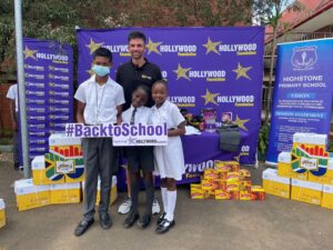 hollywoodfoundation-IMG 6176Keshav Maharaj joins the Hollywood Foundation for the Back to School campaignHollywoodbets iBranch MASTER