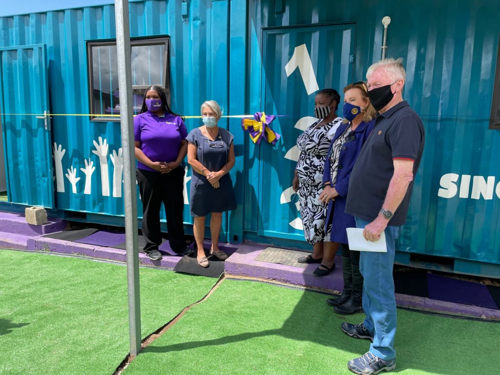 Hollywood Foundation donates a container to the Sinqobile Creche