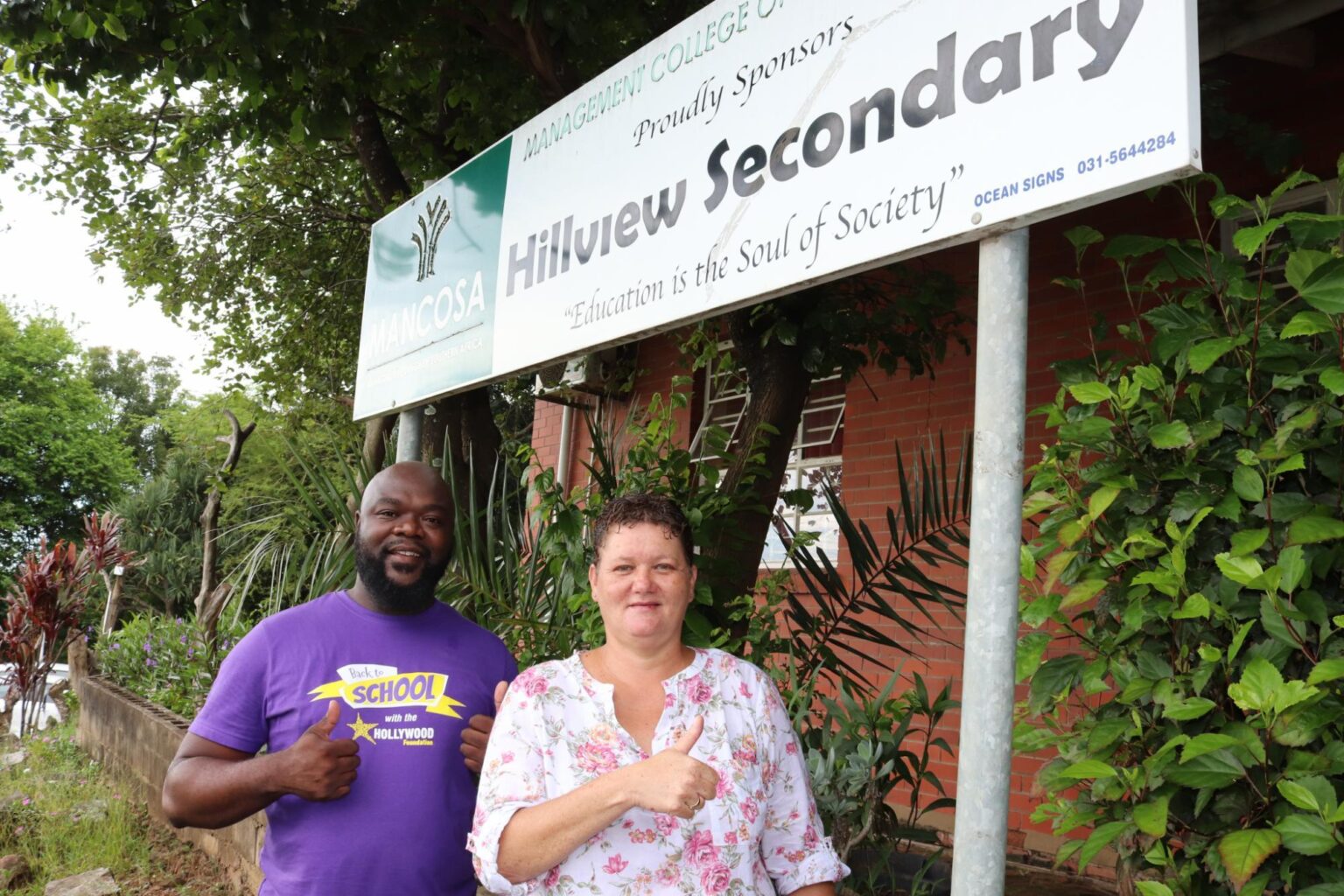 Back to School Hillview Senior Secondary Hollywood Foundation