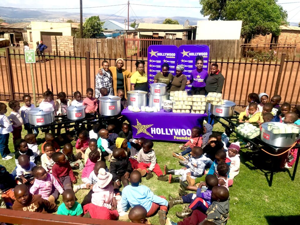 hollywoodfoundation-Learners from Ikageng Day Centre and the Hollywood FoundationCorporate Social Investment (CSI) support for Ikageng Day CentreHollywoodbets iBranch MASTER