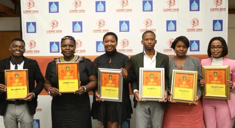 Lions Den Business Plan Awards Winners
