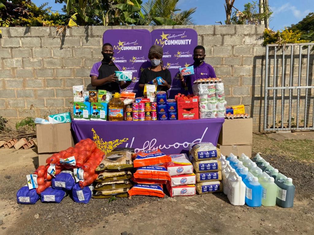 Wings of change donation from Hollywoodbets
