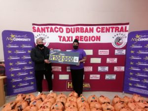 SANTACO receives R100 000 cheque