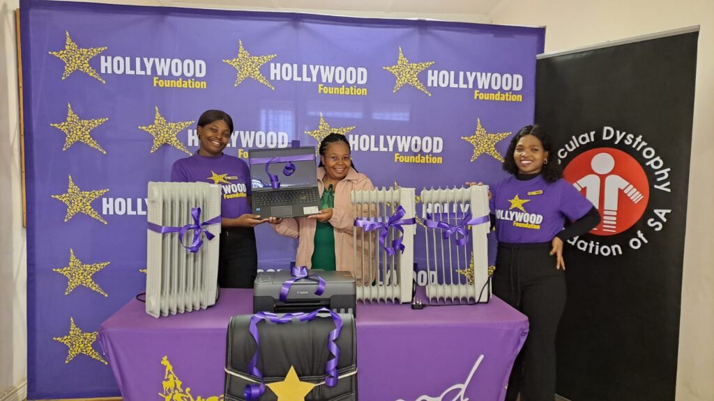 hollywoodfoundation-Photo1Hollywoodbets Vasco supports Muscular Dystrophy Foundation through Corporate Social Responsibility.Corporate Social Investment Programme