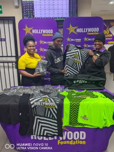 hollywoodfoundation-Picture 1 2Hollywood Foundation’s Corporate Social Investment Initiative Enhances Black Shadows Club with New Soccer KitsCorporate Social Investment Programme