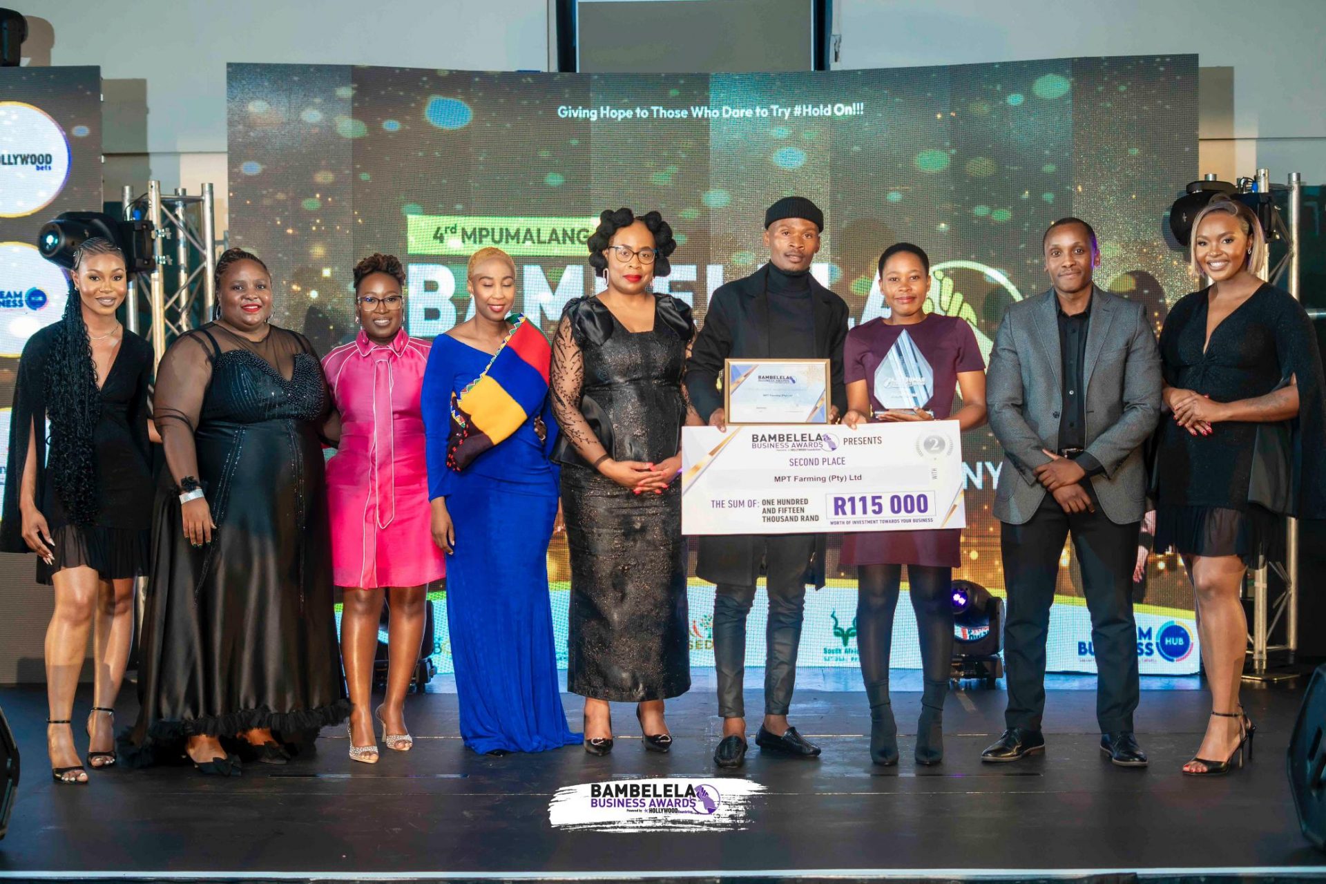 Picture 2 2nd Place Winner Mbombela Hosts Bambelela Business Awards as Hollywood Foundation Expands MSME Investment Hollywoodbets iBranch MASTER | Hollywood Foundation