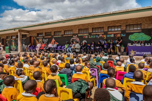 hollywoodfoundation-Ribbon cutting of the new toilet facilities at Khayalethu Primary SchoolHollywood Foundation’s Corporate Social Investment (CSI) Initiatives Brighten the Future for Lilanga Secondary SchoolHollywoodbets iBranch MASTER