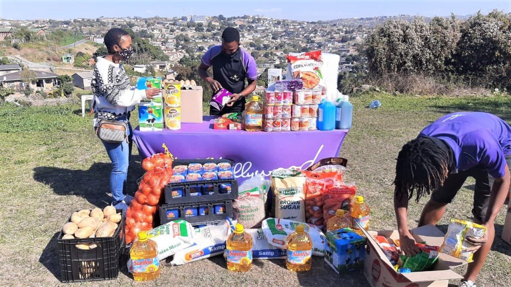Siza Community Care Food Donation Table