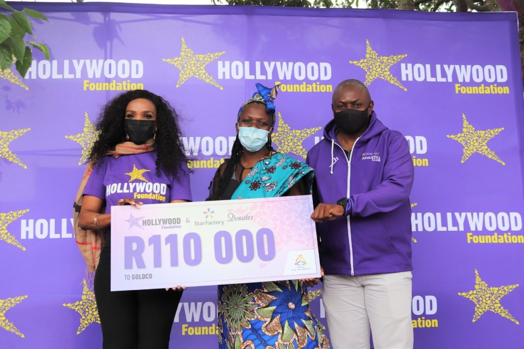 Hollywood Foundation hands over R110 000 to GOLDCO