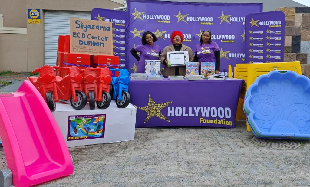 hollywoodfoundation-siyazama after care 2Corporate Social investment initiative helps boost teaching and learning at Siyazama Aftercare CenterCorporate Social Investment Programme